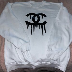 SOLD Chanel drip sweatshirt size L